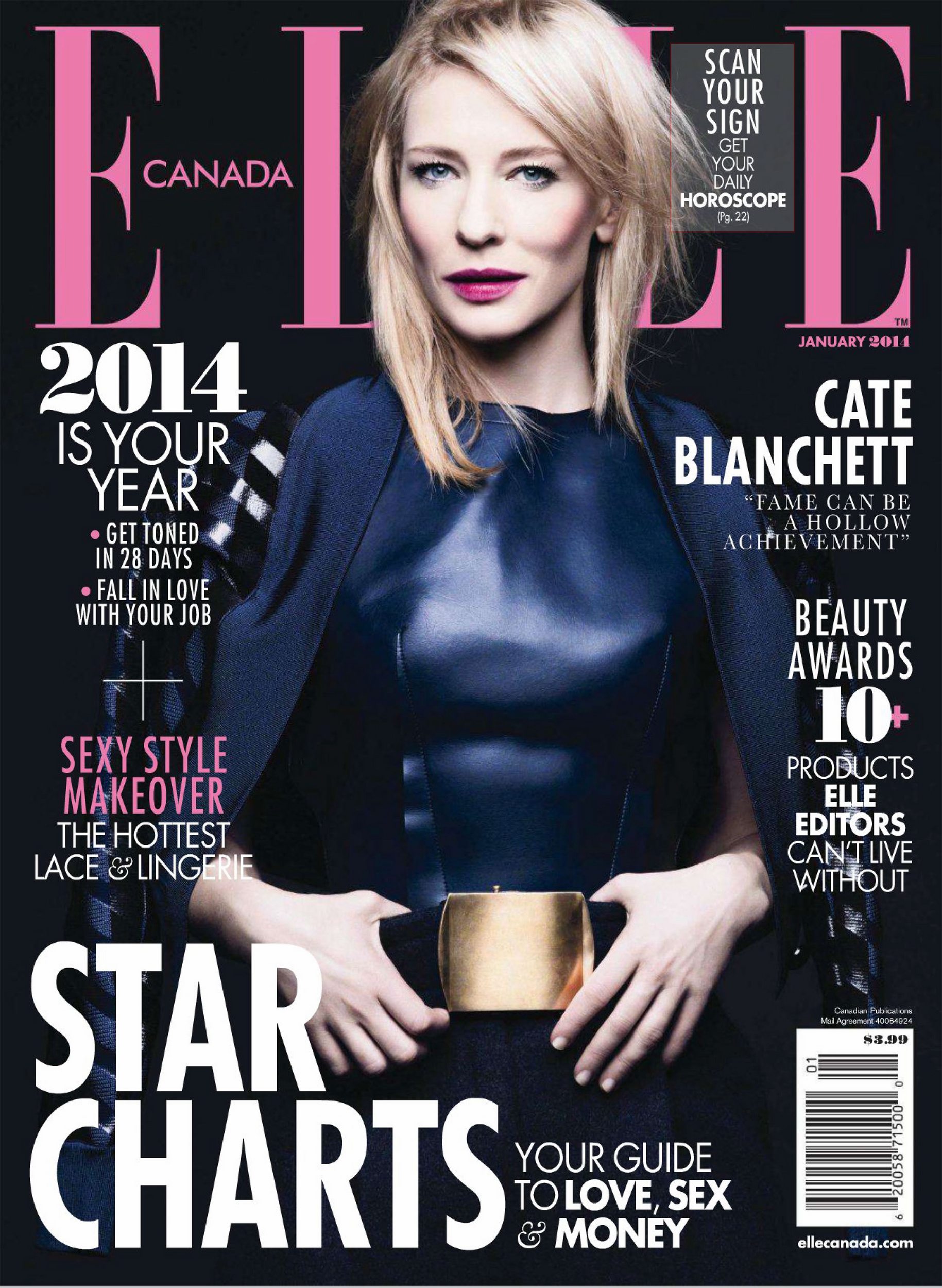 Elle Canada January 2014 Scans