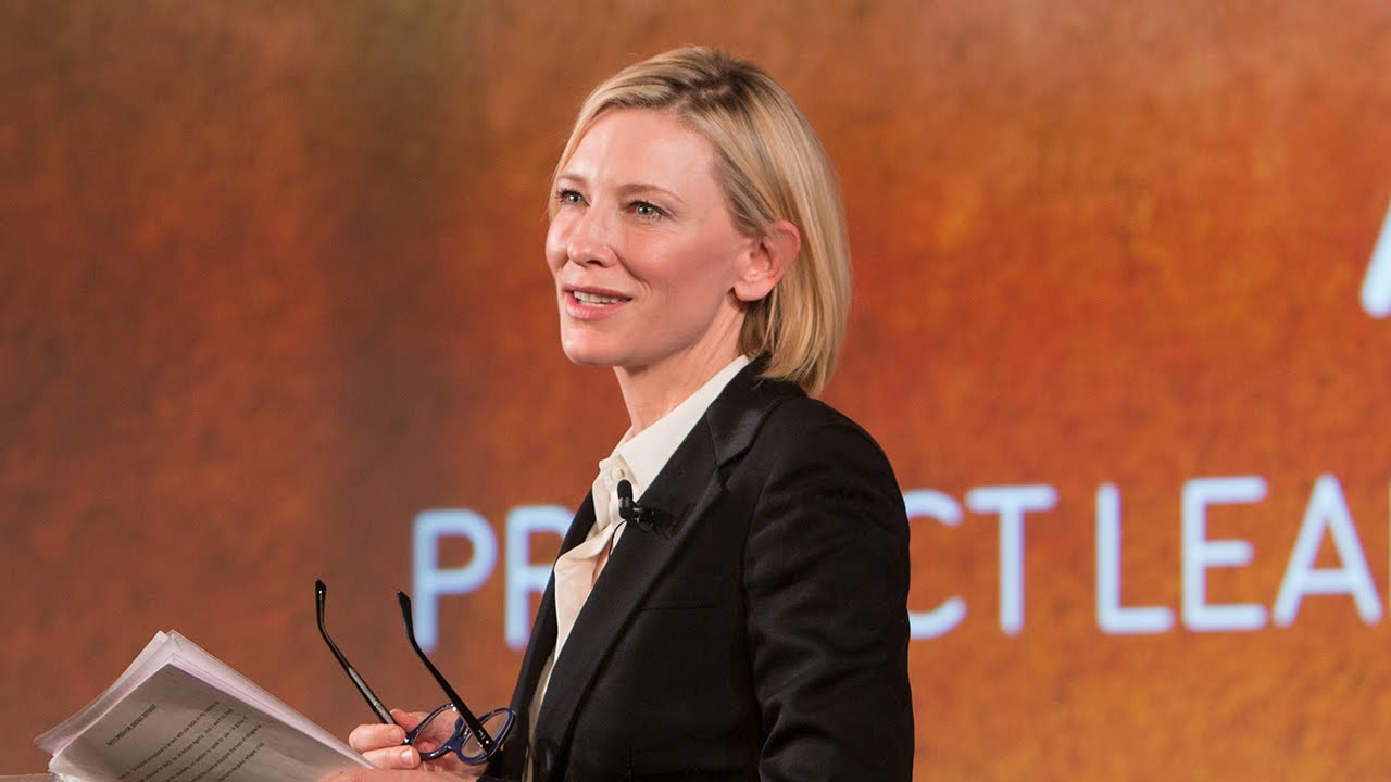 CATE BLANCHETT AT THE GOOGLE’S ZEITGEIST TALKS