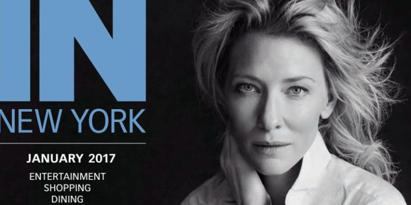 Cate Blanchett on the cover of IN New York (and more interviews)