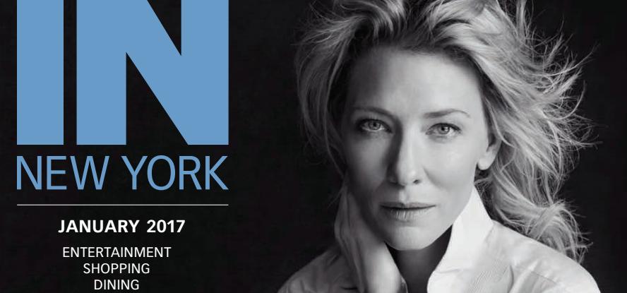 Cate Blanchett on the cover of IN New York (and more interviews)