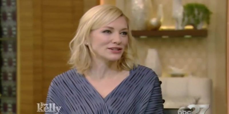 Video – Cate Blanchett at Live with Kelly