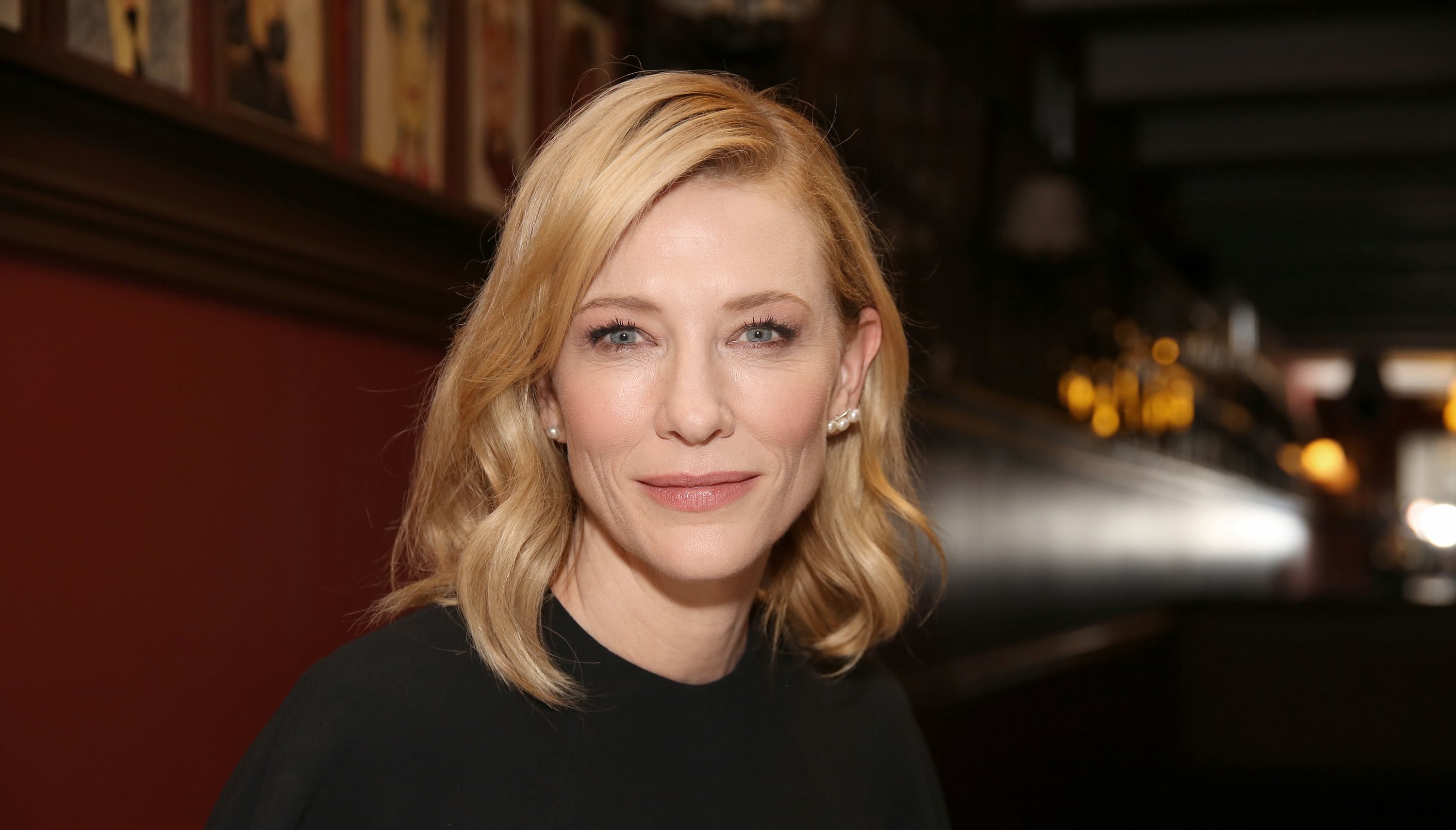 Cate Blanchett and Richard Roxburgh Sardi’s caricature unveiling