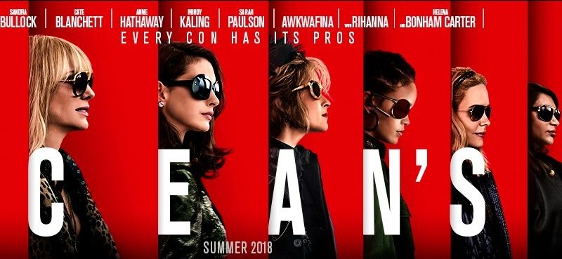 First Poster for Ocean’s 8, Starring Sandra Bullock and Cate Blanchett, Revealed + New Interview