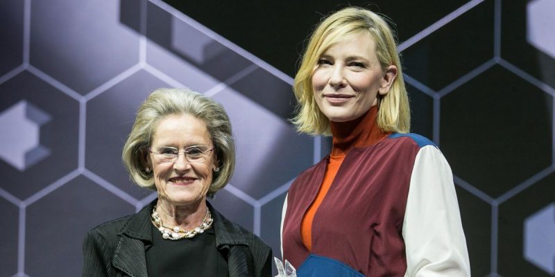 Cate Blanchett attends the Crystal Awards at the World Economic Forum