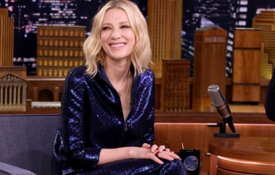 Cate Blanchett at The Tonight Show