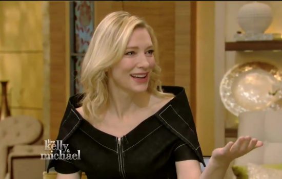 Cate Blanchett to attend Live with Kelly & Ryan on June 05