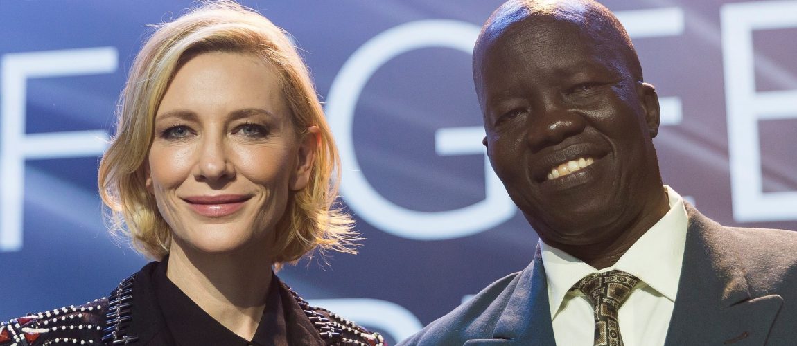 Cate Blanchett at the 2018 UNHCR Nansen Refugee Award ceremony