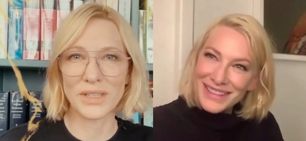 Cate Blanchett: Cast in Guillermo Del Toro’s Pinocchio, Mrs. America Team virtual Q&A, and UNHCR new video