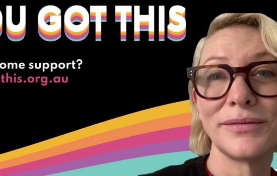 Cate Blanchett’s You Got This video in support of Year 12 students in Australia