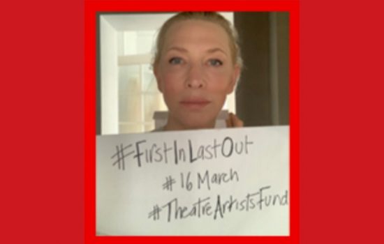 Cate Blanchett supports Theatre Artists Fund