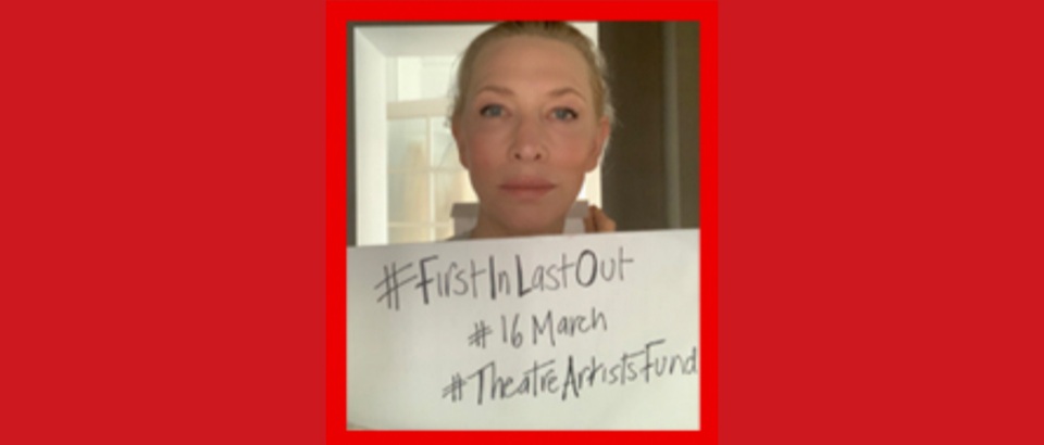 Cate Blanchett supports Theatre Artists Fund