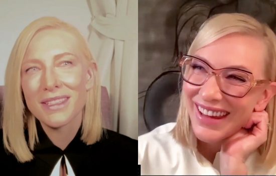 Cate Blanchett at (Virtual) VES Awards, and Conversation with Riz Ahmed