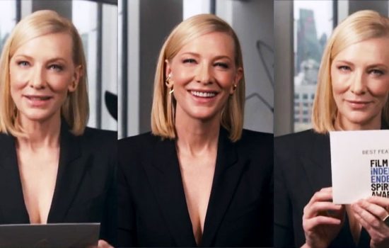 Cate Blanchett at the 2021 Indie Spirit Awards