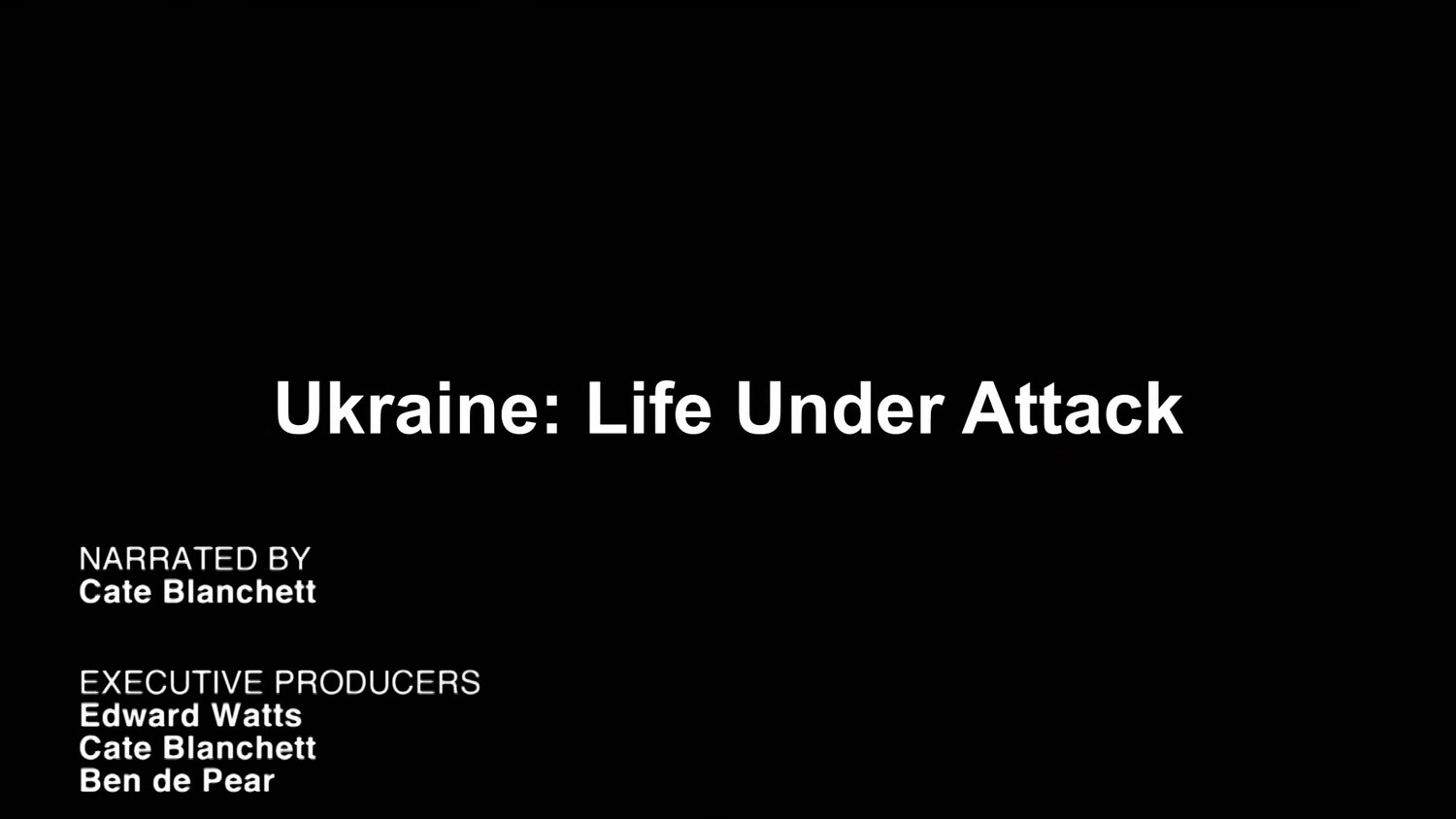 Cate Blanchett wears Grayscale Suit In Support Of UKRAINE and #UNHCR