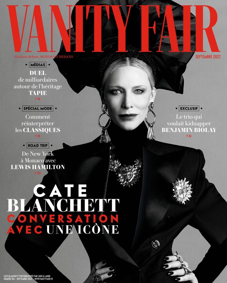 Cate Blanchett on Vanity Fair European Edition.