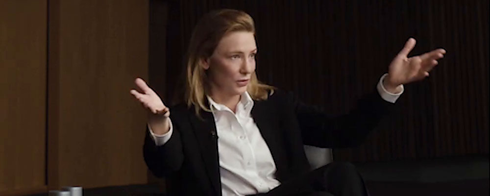 Cate Blanchett covers NYT Magazine Culture Issue and TÁR Interviews