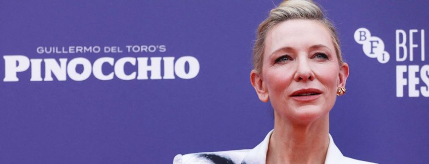 Cate Blanchett at the BFI London Film Festival premiere of Pinocchio