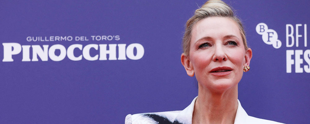 Cate Blanchett at the BFI London Film Festival premiere of Pinocchio