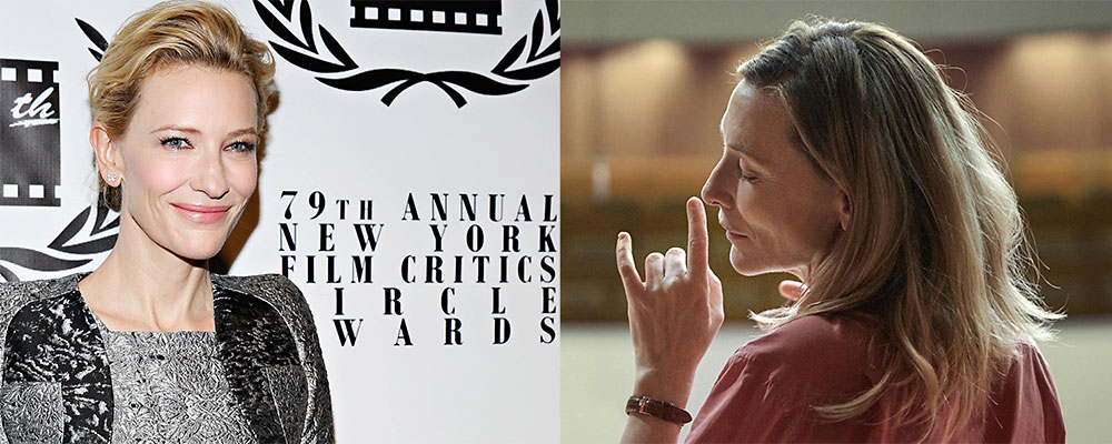 Cate Blanchett wins Best Actress at the 88th New York Film Critics Circle Award