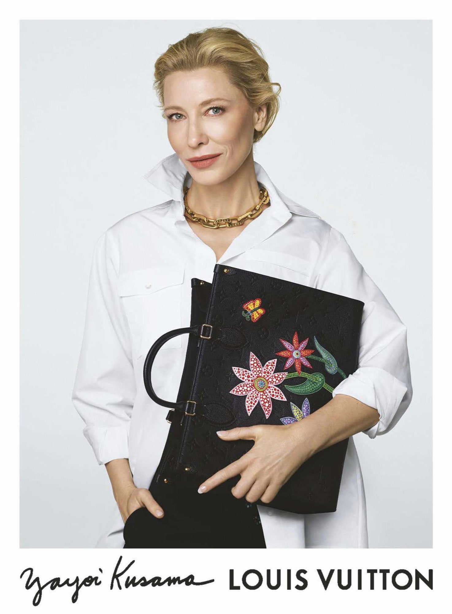 Cate Blanchett Fan @  » LV x Yayoi Kusama Creating  Infinity Collection Ads