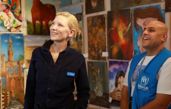 UNHCR Goodwill Ambassador Cate Blanchett returns to Jordan to meet Syrian refugees