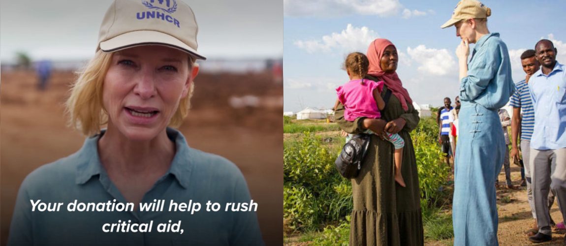 UNHCR Goodwill Ambassador Cate Blanchett urges for support for people fleeing Sudan
