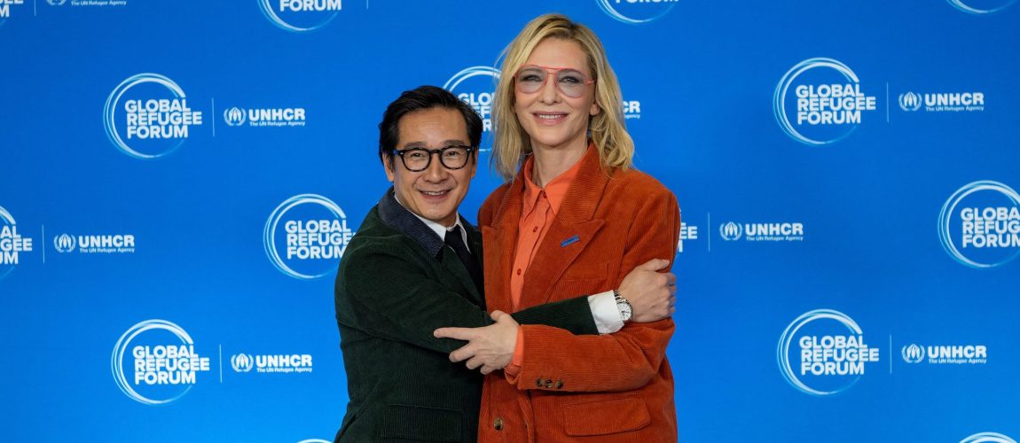 Cate Blanchett at Global Refugee Forum as UNHCR Goodwill Ambassador