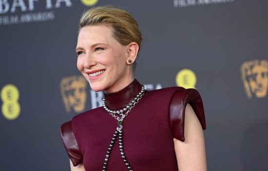 Cate Blanchett arrives at the 2024 BAFTA Film Awards