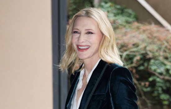 Cate Blanchett at Giorgio Armani Fall/Winter Show