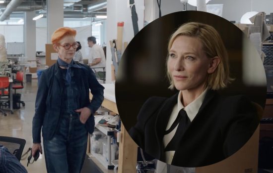 Cate Blanchett in a 2024 documentary on costume designer, Sandy Powell