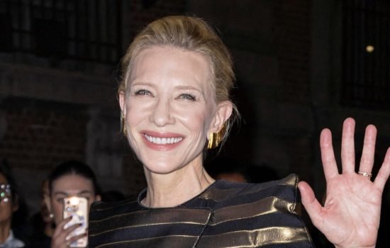 Cate Blanchett attends Giorgio Armani Spring/Summer 2026 Show in Milan