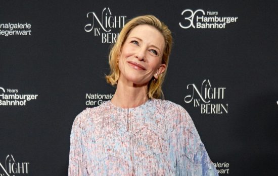 Cate Blanchett at Hamburger Bahnhof Gala; and to receive British Short Film Impact Award